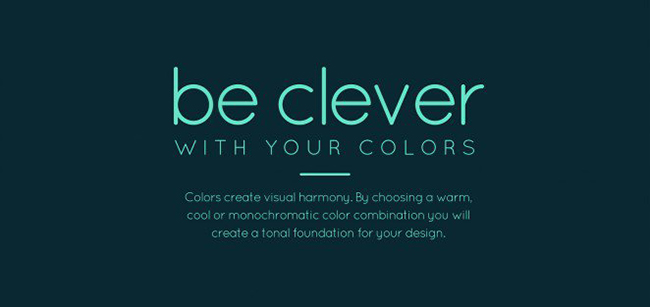 明智地選取配色