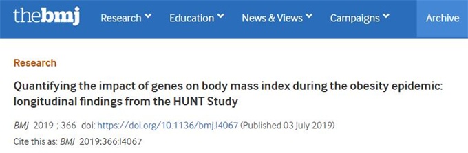 人類環境易致肥胖 人類總體上會變得越來越胖？